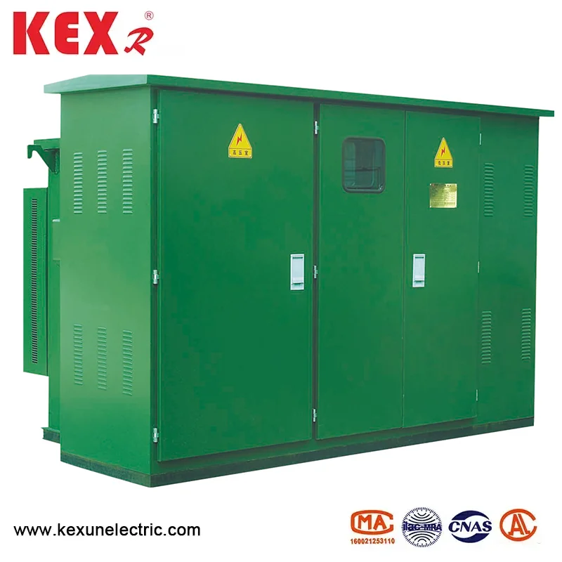 Amerikansk type pad-monteret transformer